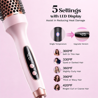 Blowout Boost Ionic Thermal Brush - Lunavya